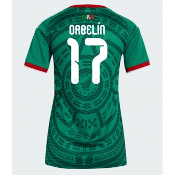 Billige Fotballdrakt Mexico Orbelin Pineda #17 Replika Hjemmedrakt Dame VM 2026 Kortermet